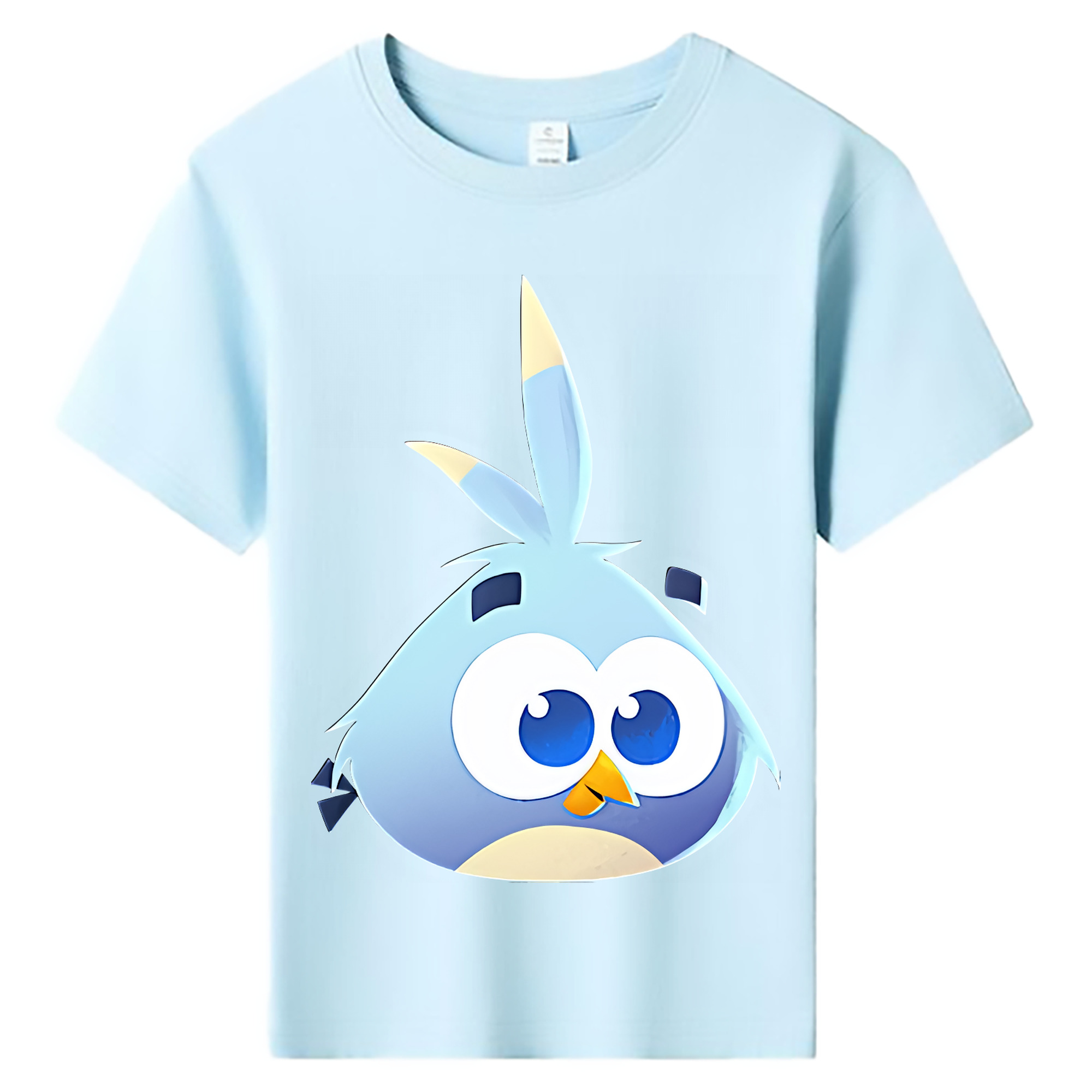 （画像用） Angry Birds アングリーバード 綿100％キッズTシャツ（フロントプリント）